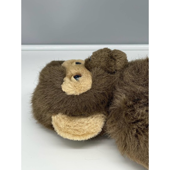 Vintage 1988 Bravo Applause Chimpanzee 17” Realistic Brown Stuffed Plush Monkey - Picture 12 of 12